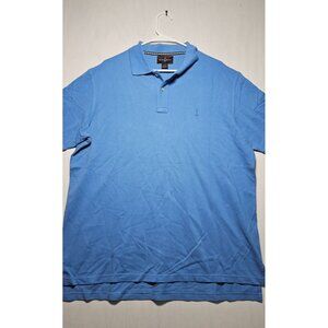 Black Brown 1826 Polo Shirt Men’s Large Blue Casual Top New Without Tags